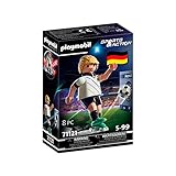 PLAYMOBIL Sports & Action 71121 Fußballspieler Deutschland, mit Kickfunktion und Torwand, ab 5 Jahren
