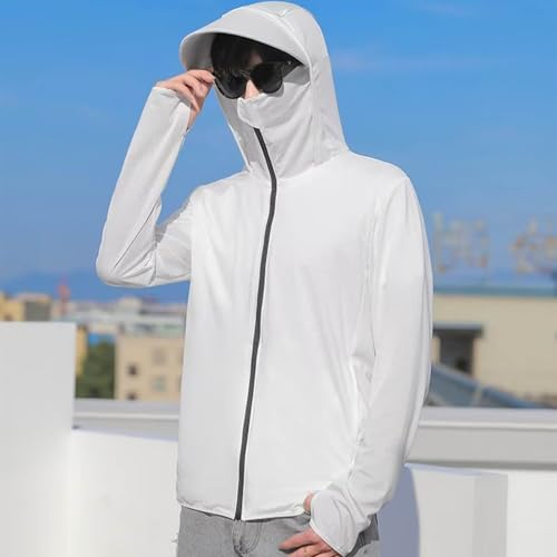 Chaqueta con capucha para hombre con protección solar UPF 50+ miniatura 2