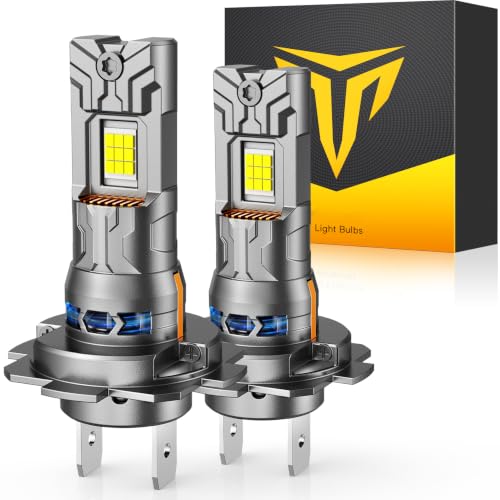 Image of Ursprung 2026 Brightest-Gen H7 Bulbs, 130000LM Ultra Brightness, 1:1 OEM Size Plug & Play, No Adapter Needed, CANBUS Ready for H7 Light Bulbs, 10 Years Long Lifespan, IP68 Waterproof, Pack of 2