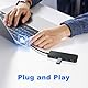 USB Hub 3.0, 4-Port USB Verteiler, Ultra Slim 5Gbps USB Mehrfachstecker, USB-Hubs Splitter für MacBook Pro/Air, iMac, Surface Pro, XPS, PC, Stick, Maus, Drucker, Tastatur, Dell, HDD und Mehr