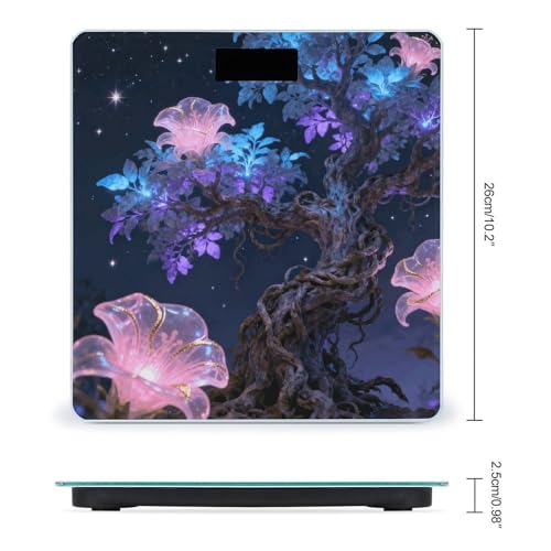 Báscula digital de baño Fantasy Tree con pantalla LCD miniatura 2