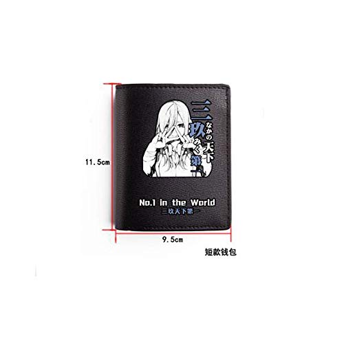 yushe Anime The Quintessential Quintuplets Nakano Miku Kawaii Women Pu Leather Wallet ID Card Holder3
