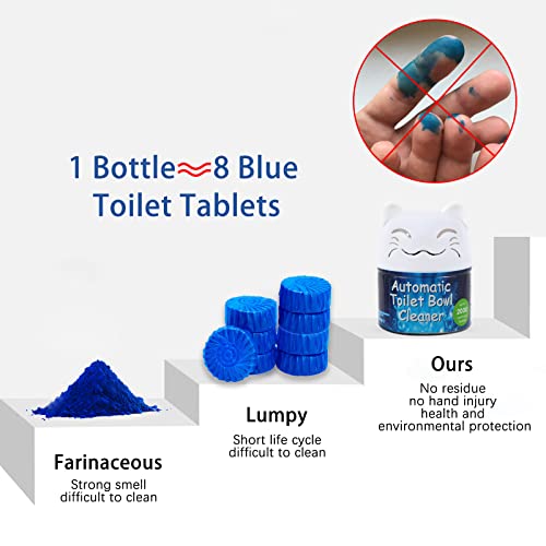 Image of Simple Life Toilet Bowl Cleaner | Automatic Long-Lasting Toilet Bowl Cleaner Tablets | Easy-To-Use, Septic Safe Toilet Cleaner in Bottle | Powerfully Cleans and Prevent Stain Build Up | 3 Count