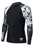 HUGE SPORTS Wildling Series UV Protection Quick Dry Compression Rash Guard