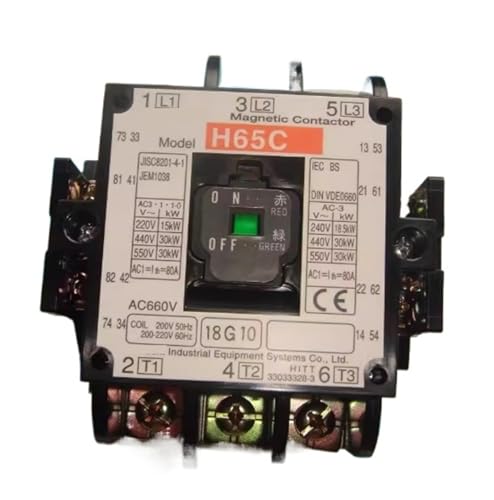 Contacteur AC H65C AC220V magnétique triphasé pour circuit électrique de moteur