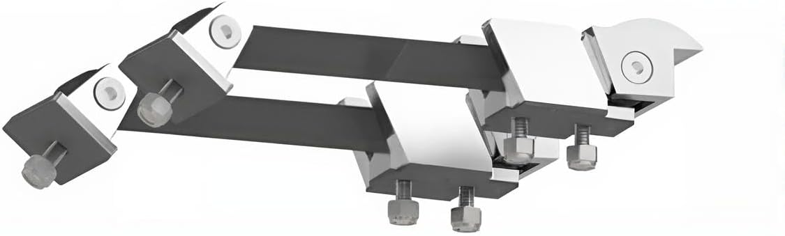 Universal HD Hood Latch Kit, Stainless Steel Cam Style, Semi Truck, 2-Piece Set (XL Length)