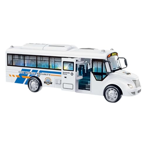Kids City Bus Toy Electric Bus with Sounds and Lights Boys Girls Ages 3+ Educational, police