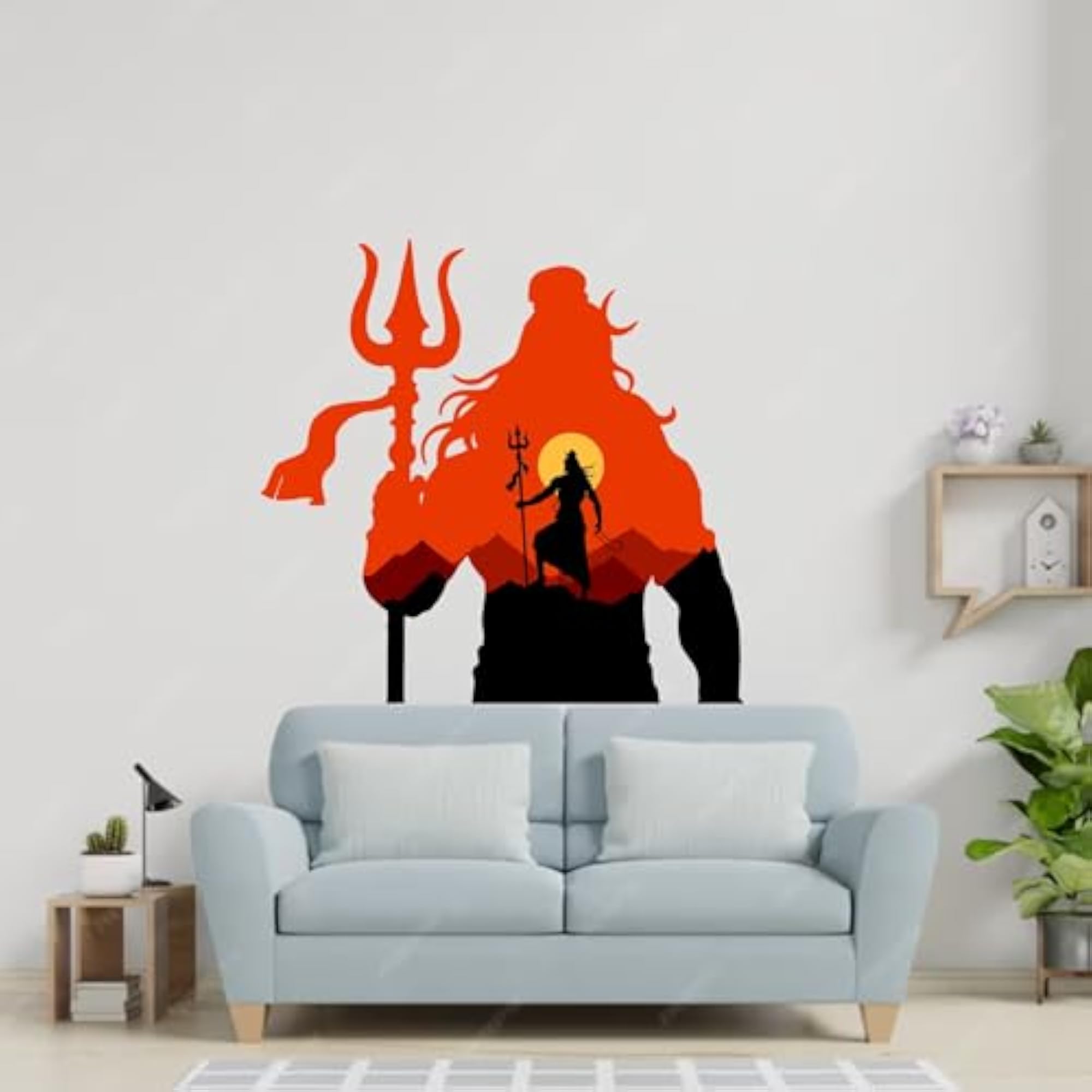 Lord Shiva Decorative Vinyl Wall Sticker for Home