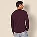 Amazon Essentials Men's Slim-Fit Long-Sleeve Henley Shirt, Burgundy, XX-Large