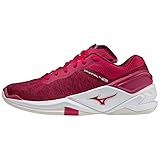 Mizuno Wave Stealth Neo (W), Zapatillas Deportivas Mujer, BikingRed/PersianRed/Wht, 39 EU