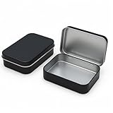 RANGEMENT CRÉATIF ET PERLES : Une solution pratique comme petite boite metal pour les loisirs créatifs. Stockez vos aiguilles, épingles de sûreté, boutons ou perles sans risque de déversement grâce à la fermeture ajustée.