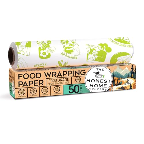 Image of Honest Home Food Wrapping Paper Roll 50 Meters, 40 GSM | FDA Approved | Safe for Food Wrap