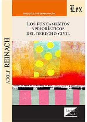 Portada de Fundamentos Aprioristicos del Derecho Civil