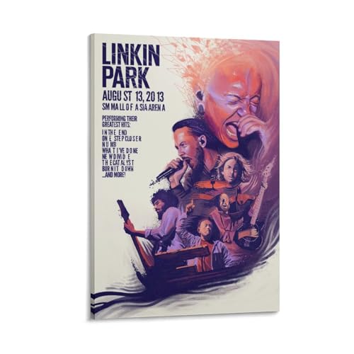 Toile Linkin Park Concert 2013 - Impression Art Haute Définition 40x60 cm SECOLI