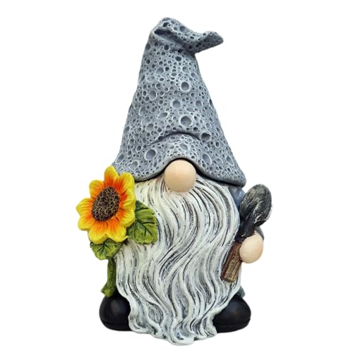 Memeyou Key Hider Outdoor Garden Gnomes Statue Hide A Key Outside Gnome Figurine Decor For Yard Lawn Hidden Spare Key Holder Lock Box
