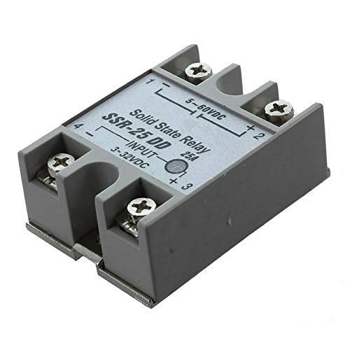 3NH® SSR-25DD Single Phase Solid State Module Relay 25A DC 5-60V Q2B1 ...