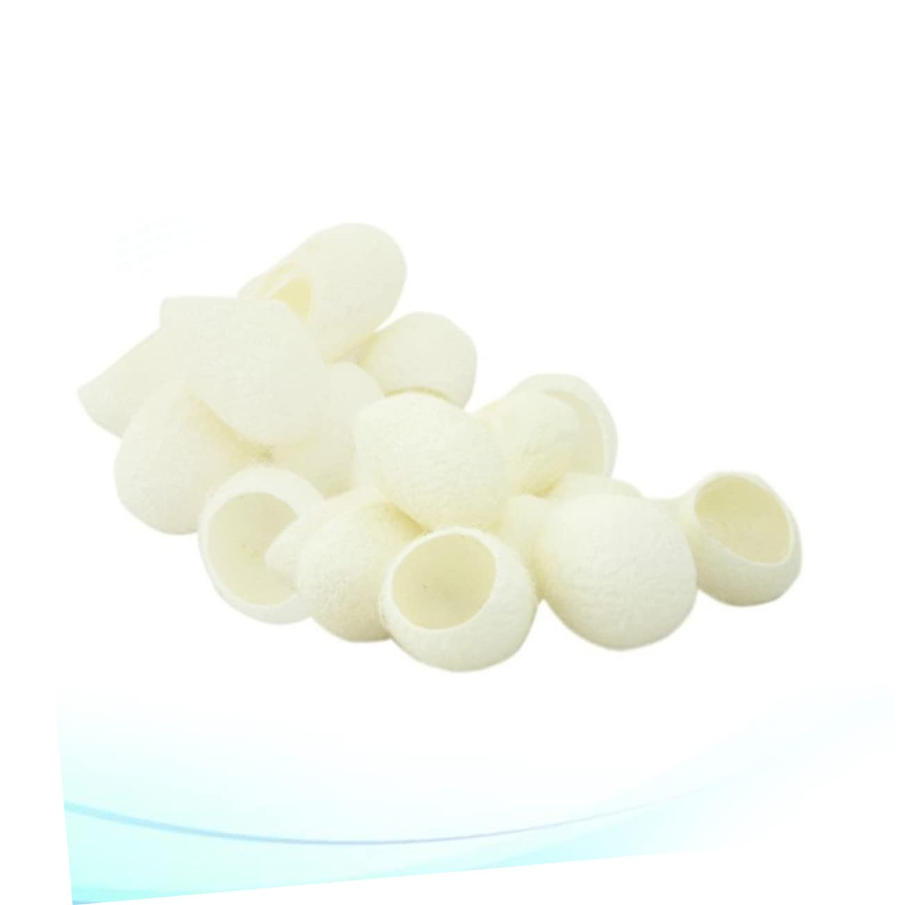 400pezzi Palline Di Naturale Per Detergente Viso Esfoliante Per Della e Rimozione Punti Neri Per Pulizia Make-up e Morbida