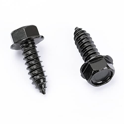 Image of 25PCS M6.3-1.75x19mm (#14 x 3 /4 inch) Hex Washer Head Screw for Ford 55914-S2