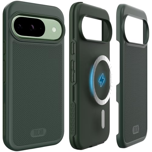 Image of TUDIA MergeGrip [Magsafe Compatible] for Pixel 9 & 9 Pro Case - Pine Green
