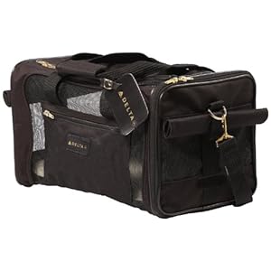 Sherpa Delta Airlines Travel Pet Carrier, Airline Approved & Guaranteed On Board – Black, Medium