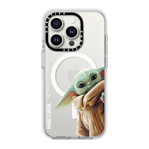 Coque iPhone 15 Pro CASETiFY antichoc transparente MagSafe Grogu