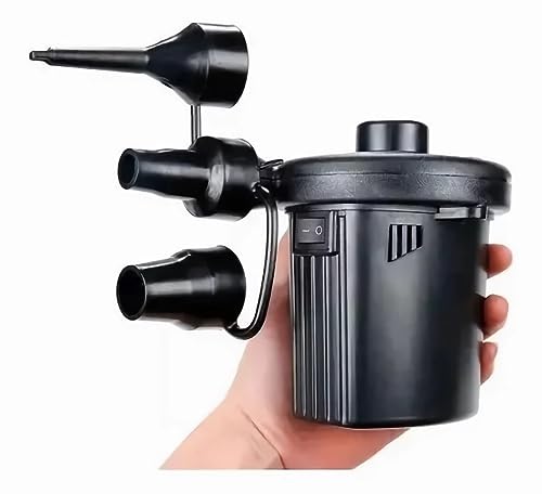 Bomba De Ar Elétrica Encher Colchão Boia Piscina Bomba Pneumática Inflador Com 3 Bicos Bivolt