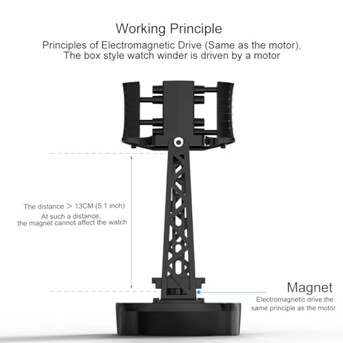 single watch winder for automatic watchestimer shutdownadjustable speedself winding turnerrotating device