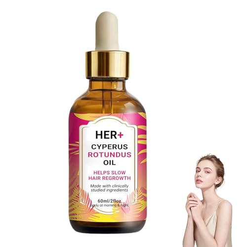 Her+ Cyperus Rotundus Oil for Hair Removal 2026 New Anti-Hair Growth Oil Continued Hair Reduction and Smooth Skin Suitable for All Skin Types (1)