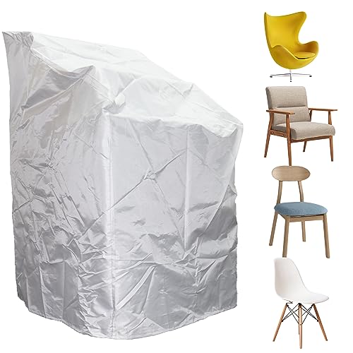 Toughest Under Cover Gartenstuhl-Abdeckung – Schweres Polyethylen, UV-geschützt, Wasserdicht, Mit Kordel