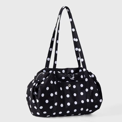 Bolso Tote de Nylon con Lunares y Gran Capacidad miniatura 5