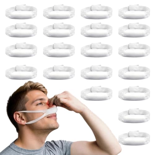 Nasenverband 20 Stück mit Ohrschlaufen Nasenverband Nach Op Wundverband elastische Ohrschlaufen Stretch Verbandhalter hoher Absorptionsfähigkeit latexfre+E-Book (über Gesundheit)