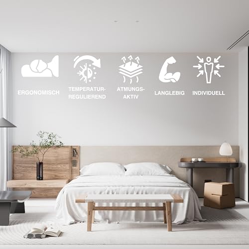 Limarmo Almohada Cervical Ortopédica Gel Viscoelástico – Cojín Ergonómico de Espuma de Memoria para Cuello – Funda Lavable e Hipoalergénica – Blanco (710 x 420 x 150 mm) - imagen 3