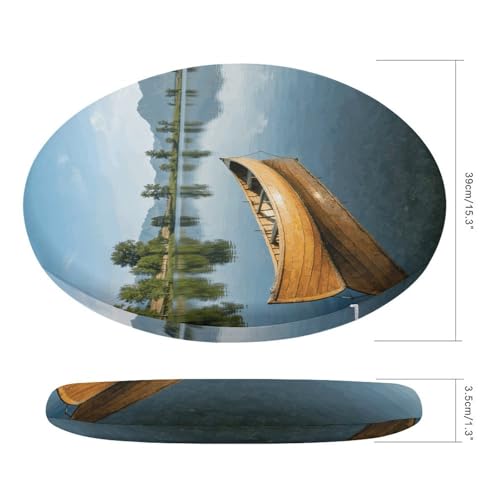Almohadilla circular de asiento para silla del hogar y suelo de jardín 3