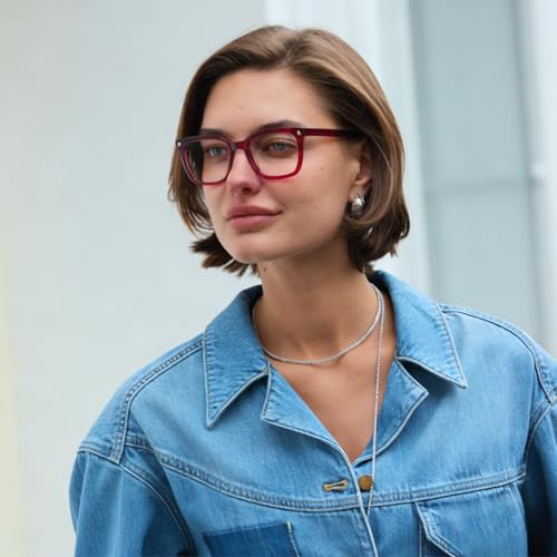 Image of Firmoo Oversized Blue Light Blocking Glasses Computer Gaming Glasses, Blue Blockers Glasses for Women /Men