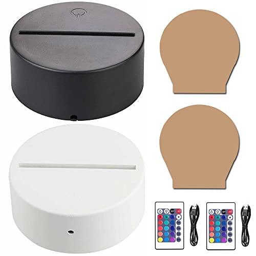 Base LED pour acrylique, le coffret de 2 socles lumineux idéal pour offrir