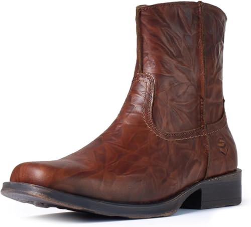 Image of SUREWAY Men's Western Chelsea Cowboy Boots