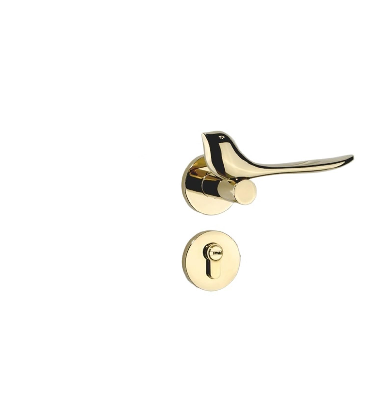 Magnetic Silent Door Lock Bedroom Handle