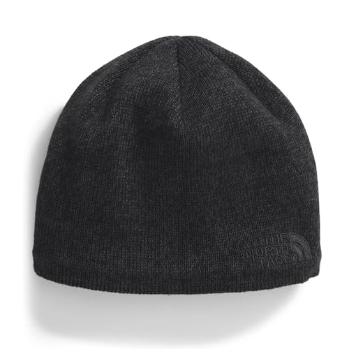 THE NORTH FACE(ザ・ノース・フェイス) [ザ ノースフェイス]ニット帽 ビーニー 帽子 ユニセックス ユースサイズ キッズLarge 子供 防寒 ニットキャップ JIM BEANIE ブラックヘザー ダークグレー [並行輸入品]