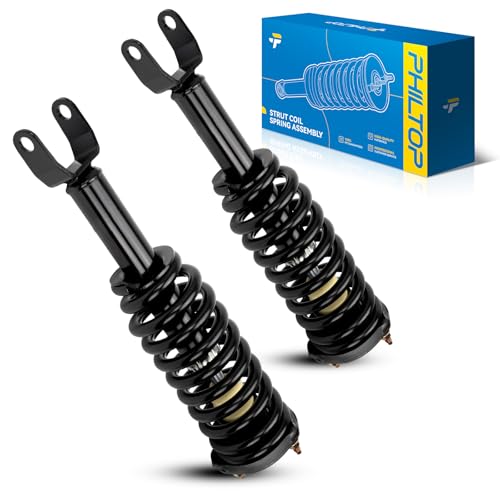 Image of PHILTOP Front Complete Struts Assembly with Coil Spring For 2005-2009 Dodge Dakota 2006-2009 Mitsubishi Raider 271100 * 2-Quick Loaded Suspension