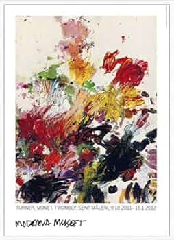 特注額装付き サイ・トゥオンブリー Cy Twombly 国内未入荷ポスター スウェーデン限定 特注額装付き 画家『サイ・トゥオンブリー Cy