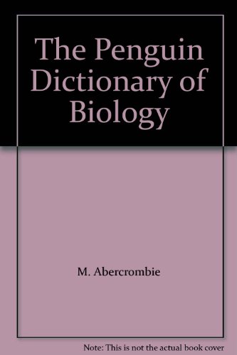 The Penguin Dictionary of Biology B00307JW68 Book Cover