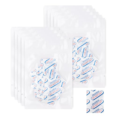 ktxaby 100 Packungen 100 cc Sauerstoffabsorber, Lebensmittelqualität Sauerstoffabsorber für langfristige Lebensmittelaufbewahrung, Lebensmittelkonservierung, Dehydrierung von Lebensmitteln in