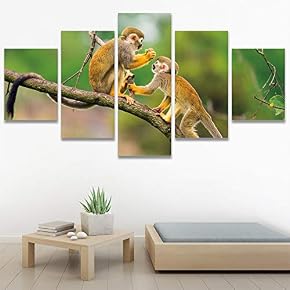 SIGNWIN 5 Panel Canvas Wall Art Modern Art...