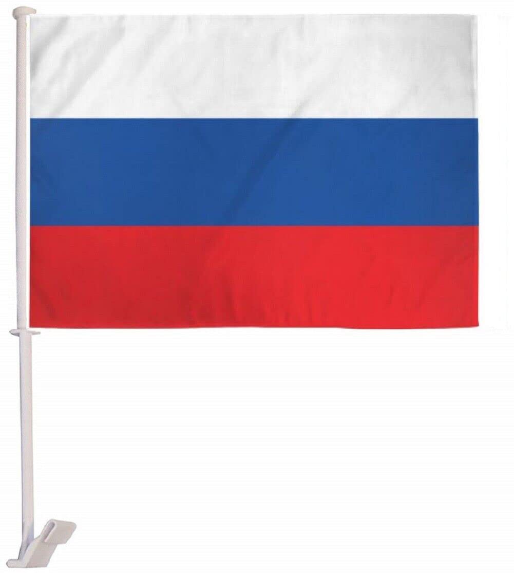 12x18 Russia Russian Federation Country Car Window Vehicle 12