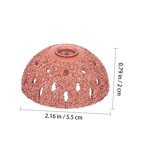 Image of SUPVOX Tire Buffing Wheel 2.17 Inch Hard Tungsten Dome Buffers for Car Tire Repair and Polishing Compatible with Pneumatic Tools Durable Repair Buffing Wheel