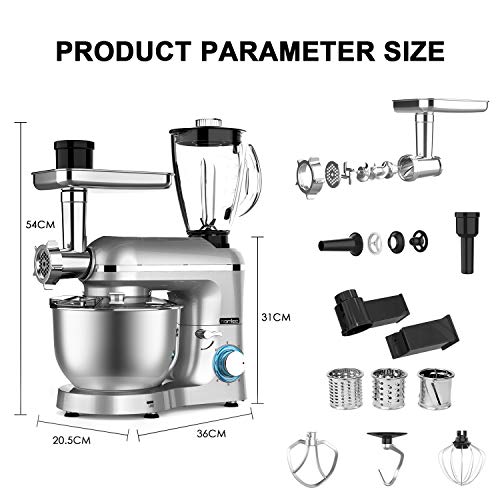 Robot-de-cocina-con-picadora-de-carne-y-batidora-1800W-amasadora-multifuncion-55L-cuenco-de-acero-inoxidable-exprimidor-de-zumo-6-niveles-de-velocidad-plata