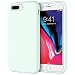 Produktbild JETech Silicone Hülle für iPhone 7 Plus, iPhone 8 Plus, 5,5-Zoll, seidigem Ganzkörper-Schutzhülle, mit weichem Mikrofaser-Innenfutter stoßfestes Abdeckung, Meerschaum