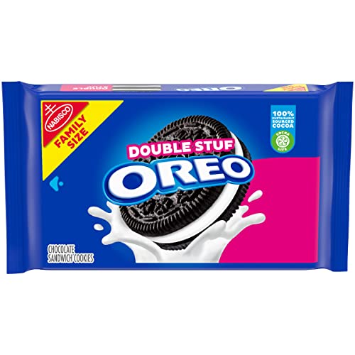 Image of OREO Double Stuf Chocolate Sandwich Cookies, Family Size, 20 oz