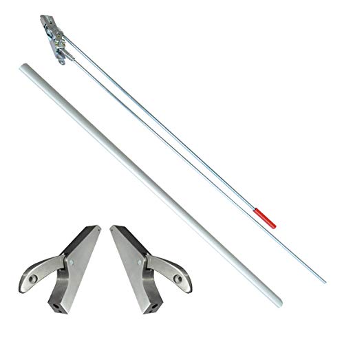 AXIM PR7085 Concealed Rod Panic Bar Exit Device - Silver