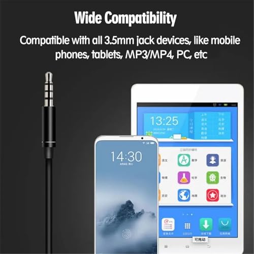 Auriculares conductores de hueso con cable 3.5mm, tipo abierto miniatura 4